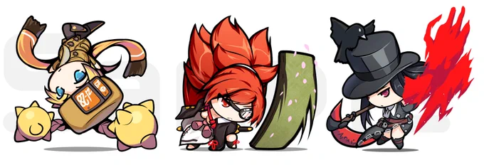 わいわいThankSTRIVE用グッズ アクキー絵 ミリア 梅喧 テスタメント 2/3 