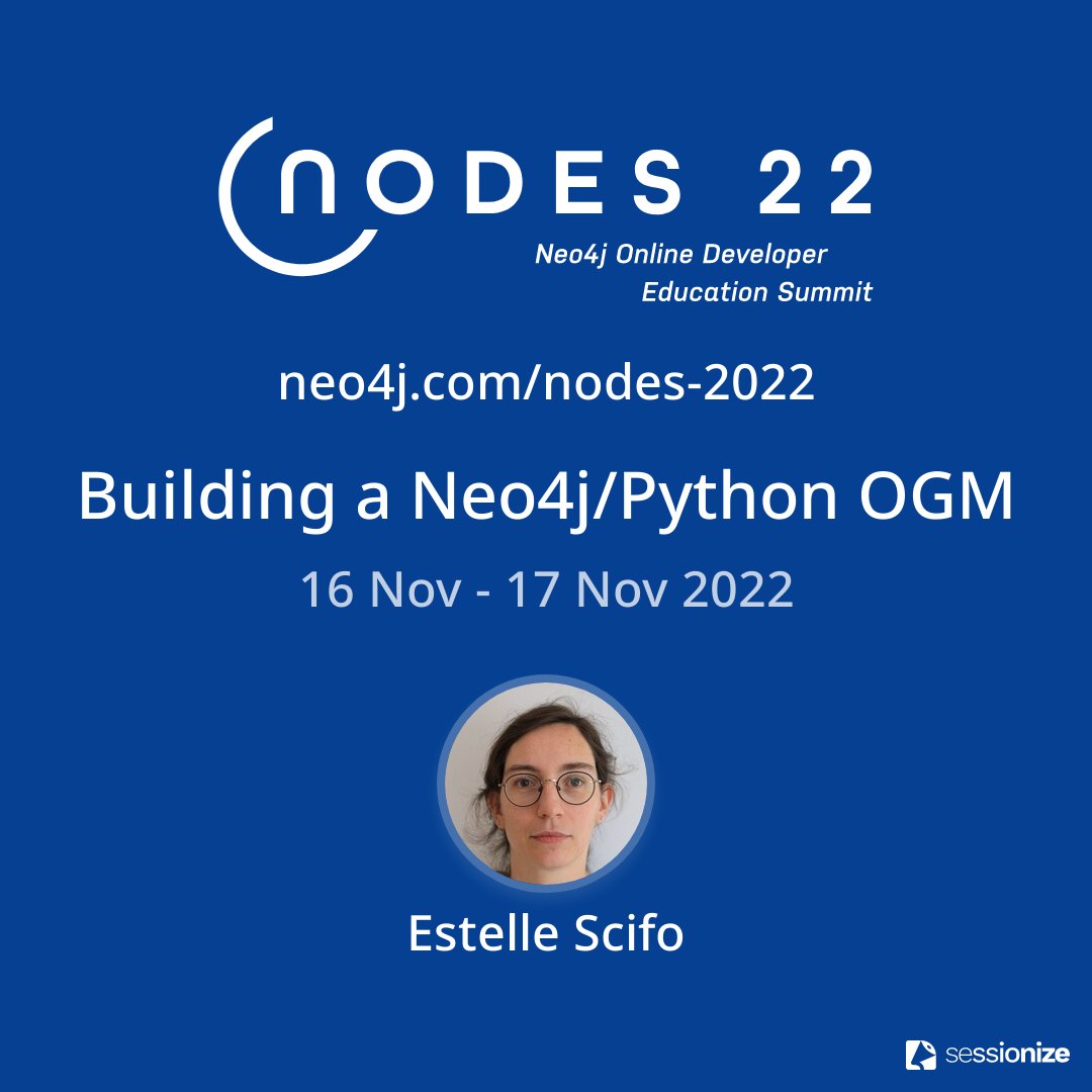 st3llasia's tweet photo. I'll be talking about a nice project I've been working on last year at the #Neo4j #NODE2022 conference in November, involving #Cypher and #Python. https://t.co/TciT73zpVP