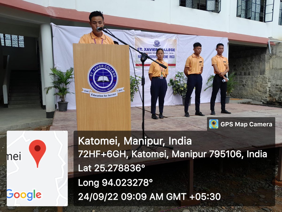 StXavier_Spt's tweet photo. @_NSSIndia @nss_rdguwahati @YASMinistry St Xavier College Senapati NSS unit 1 celebrating NSS DAY https://t.co/T7MRIOjtbm