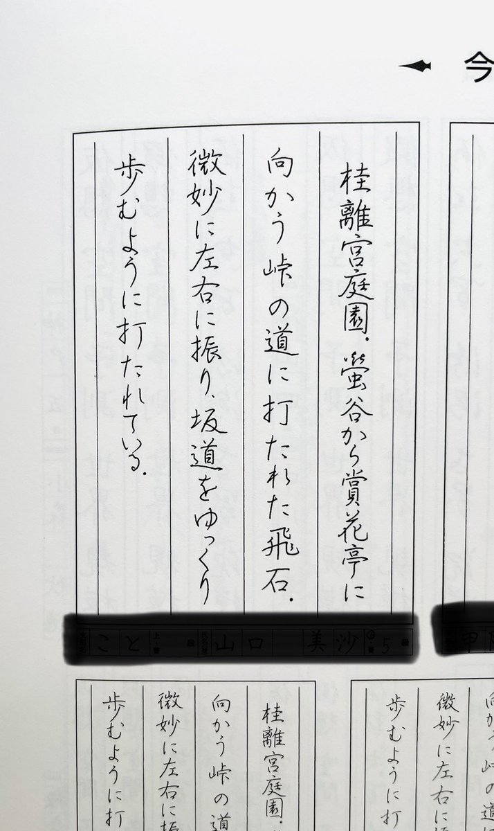 My work was published in a magazine competing calligraphic skill😆
I'm up a grade in penmanship!