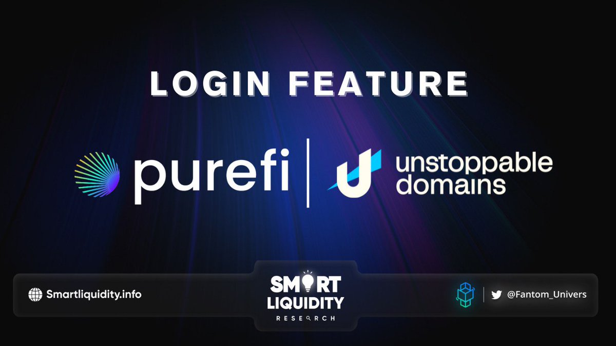 _Sonic_HUB's tweet photo. ☀️ @PureFi_Protocol has added new Login Feature with @Unstoppableweb
☀️ #PureFiProtocol allows dApps to fully comply with local and global regulations while preserving decentralization and user anonymity.
🔽INFO
https://t.co/W9XNSOfZF9 https://t.co/QTw3WmsSCH