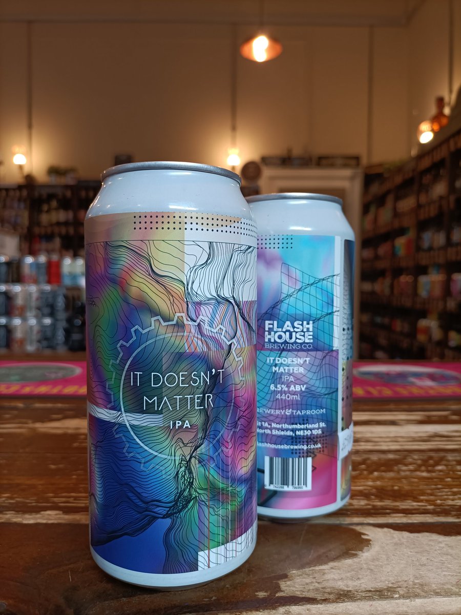 Centr_Ale's tweet photo. A new IPA from #NorthShields based @FlashHouseBrew
IT DOESN'T MATTER
6.5%
Accompanied by fresh supplies of their best selling TINY DANCER Pale......
#craftbeer #trainbeer #Newcastle #CentralStation #buylocal #supportlocalbusiness #localbeer #shopindie #Indieshop #platform12 https://t.co/Cam8waAgIk