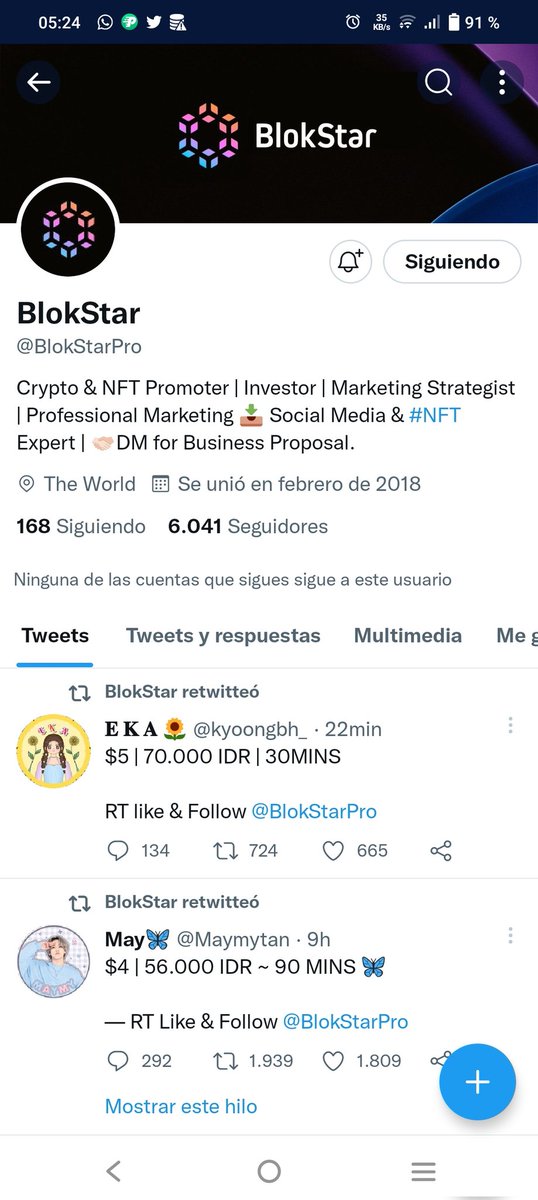 Edgar26407558's tweet photo. @kyoongbh_ @BlokStarPro Done thank 🎊🙏
Proof ⤵️ https://t.co/GKfDFVBtrJ