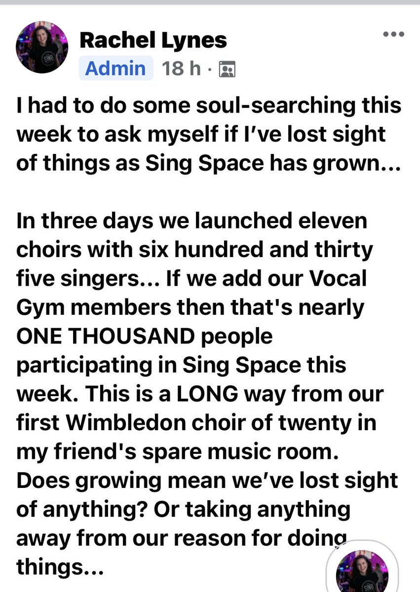 thesingspace's tweet photo. This week, we launched eleven choirs and worked with almost one THOUSAND singers. We’re still beaming and reeling! https://t.co/Eo33wUuiEN