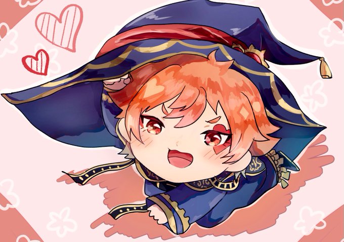 #twstファンアートちびエース(ブルームのすがた) 