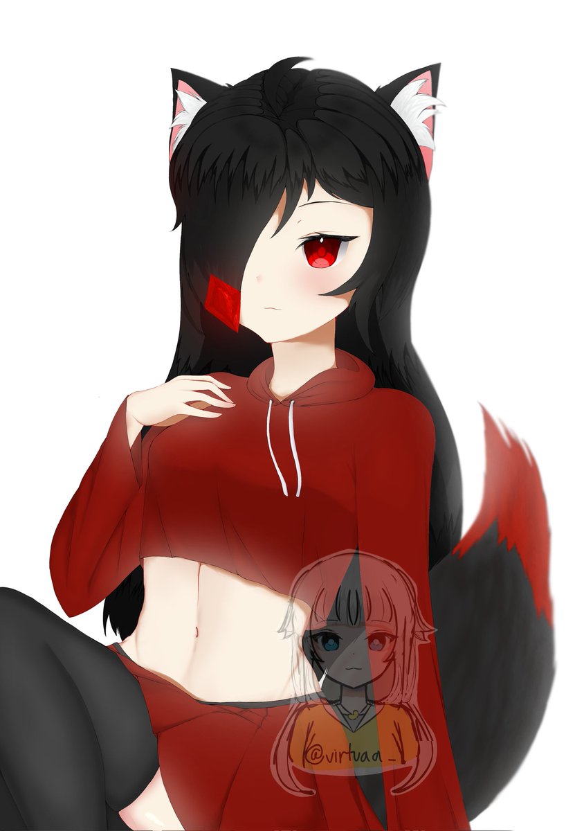 virtuaa_'s tweet photo. @CallMeEve161 hallooo i could do a full body:3 https://t.co/NfaGudGcEk