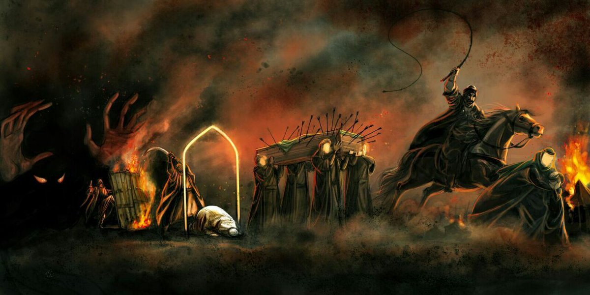 q_a_8's tweet photo. مِنْ هُنَا تَبْدَأ كُلّ الْحِكَايَة ؛
صُبَّت الْمَصَائِبِ عَلَى الْآلِ بَعْدَك يَارَسُولَ اللَّهِ . .💔

#استشهاد_الرسول_الأعظم
#ألليالي_المحمدية https://t.co/7qJK7U17ap