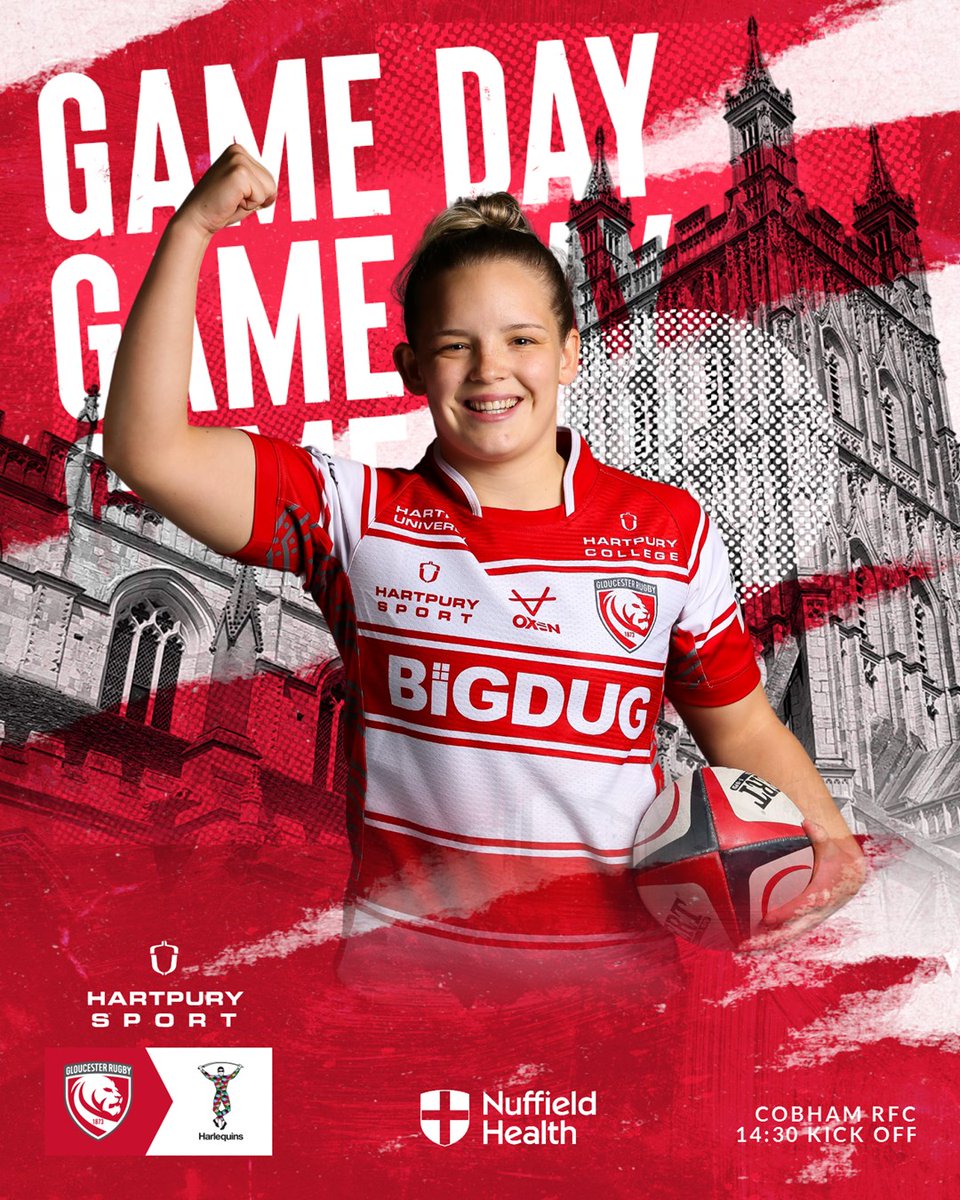 Gloucester Hartpury (@gloshartpury) on Twitter photo 𝗜𝗧'𝗦 𝙁𝙄𝙉𝘼𝙇𝙇𝙔 𝗚𝗔𝗠𝗘 𝗗𝗔𝗬! 🍒
We're on the road for our @Premier15s Cup opener! 🚌
🆚 <a href="/HarlequinsWomen/">Harlequins Women 🃏</a>
📅 Saturday 24th Sept
🏟 Cobham RFC
🕒 14:30 KO
🎟️ FREE ENTRY! 𝗜𝗧'𝗦 𝙁𝙄𝙉𝘼𝙇𝙇𝙔 𝗚𝗔𝗠𝗘 𝗗𝗔𝗬! 🍒
We're on the road for our @Premier15s Cup opener! 🚌
🆚 <a href="/HarlequinsWomen/">Harlequins Women 🃏</a>
📅 Saturday 24th Sept
🏟 Cobham RFC
🕒 14:30 KO
🎟️ FREE ENTRY!