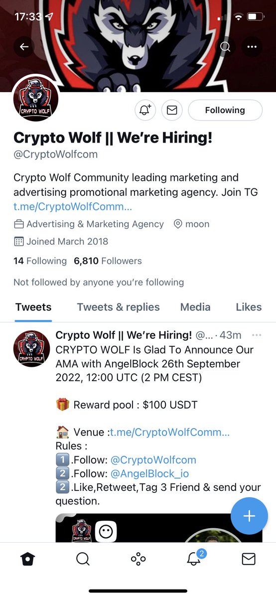 tatellah's tweet photo. @Missypromotes @CryptoWolfcom https://t.co/nME0w9hpY8