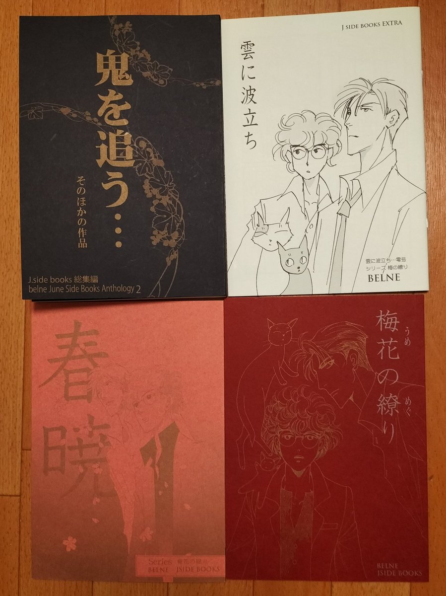 友人に勧められて読み始めたbelne先生の純文学系JUNEシリーズ

自分の感情を相手に押し付けず、ただ寄り添う二人の間には確かな世界観が有り、誰も入ることはできない。

そんな静謐な物語は私が初めて同人誌に触れた、90年代の「創作少女」を思い出させてくれる。

良き作品は時代を超えて心に響く。 