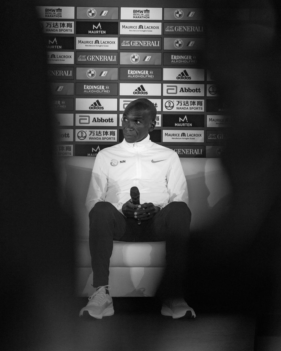 EliudKipchoge's tweet photo. I can say that I’m so fortunate to be back in the streets of Berlin. I can’t wait to see you all on the starting line tomorrow.
#NoHumanLimited https://t.co/Uo6thF9pMh