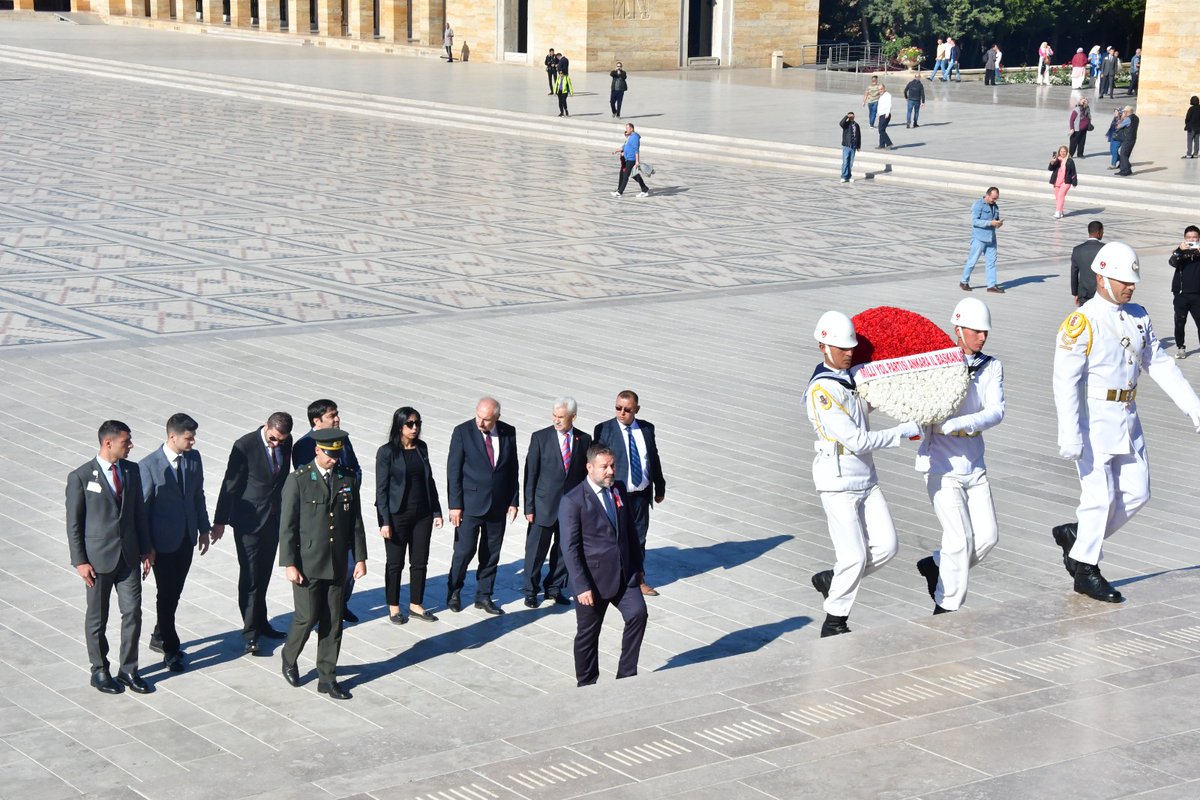 milliyolgm's tweet photo. Ankara İl Başkanımız Serhad ÖZDAMAR ve yönetim kurulu üyeleri Anıtkabir'i ziyaret etti. https://t.co/QmzsFXBFzS