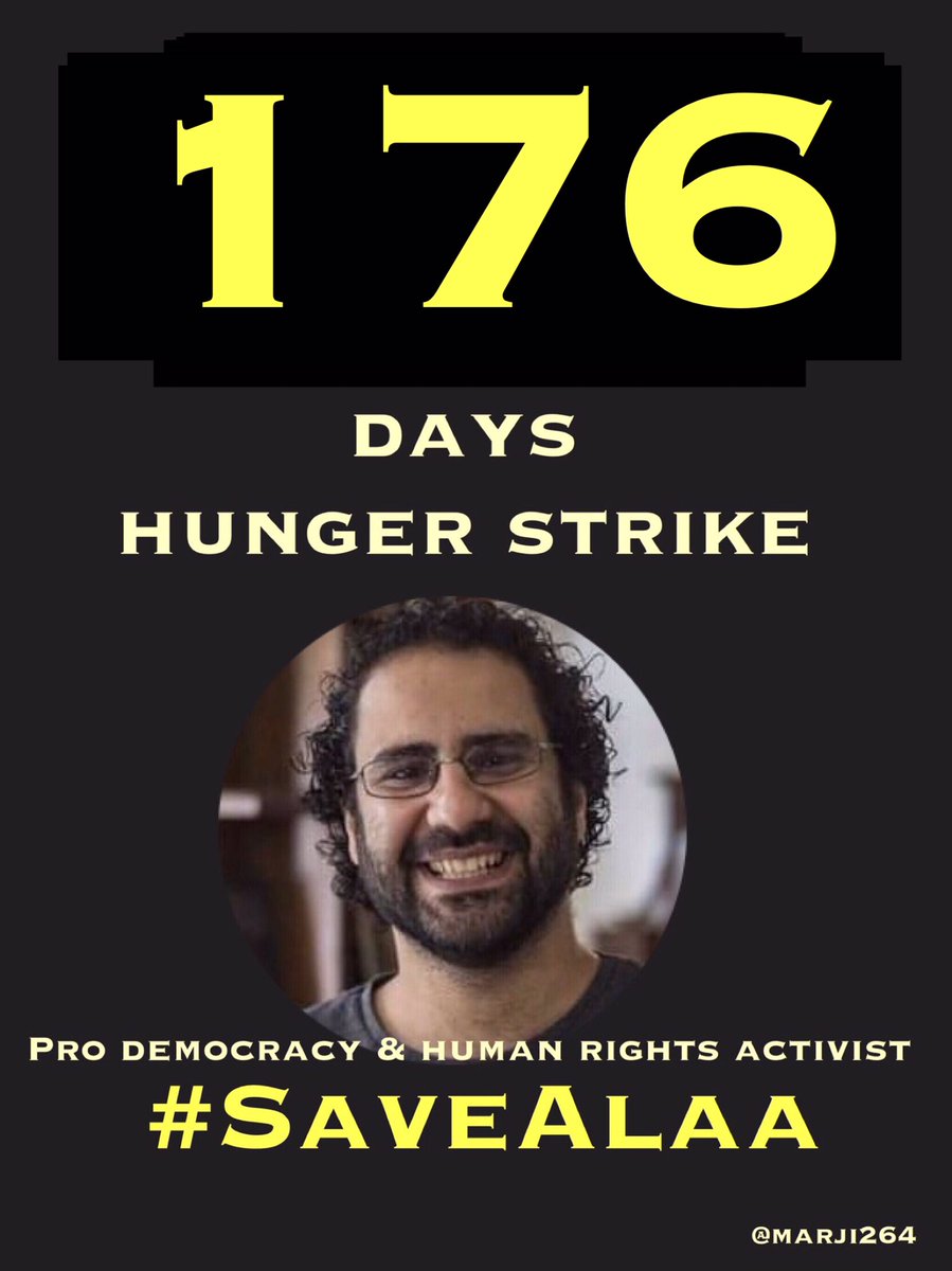 Marji264's tweet photo. What progress has been made since @trussliz claimed months ago she was working hard to #FreeAlaa?
Her great boast throughout leadership bid was her ability to "DELIVER" like no one else
Please can she now "deliver" to #SaveAlaa before he dies
Today marks 176 DAYS ON HUNGER STRIKE https://t.co/kmnnTxlN4t