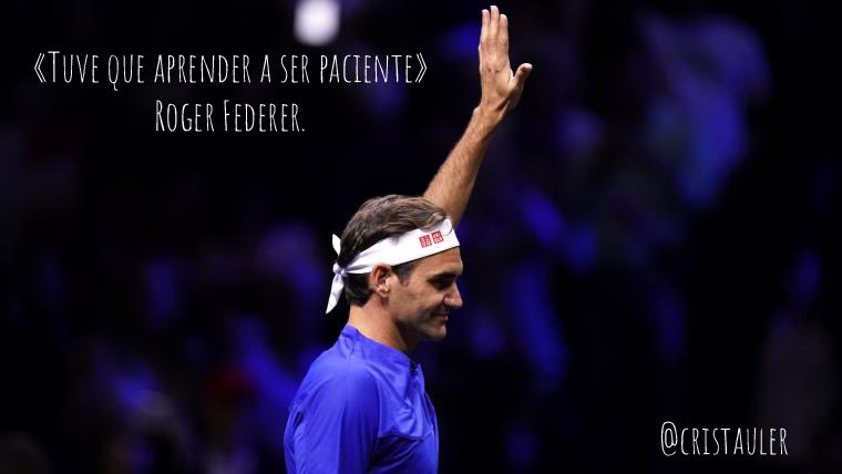 Un adiós, y un buen consejo, para los más jóvenes, acostumbrados a las recompensas rápidas, y poco dados a plantearse que las grandes metas se consiguen andando el camino paso a paso, sin prisa, sin pausa y, a veces, desandando lo andado. #valores #éxito #RogerFedererRetires