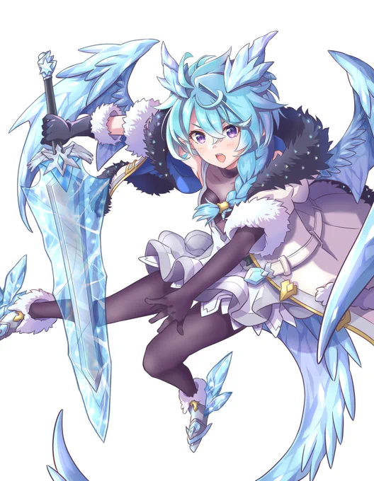 シェフィちゃん 氷竜バージョン*'꒳`*)っ#プリコネR 
