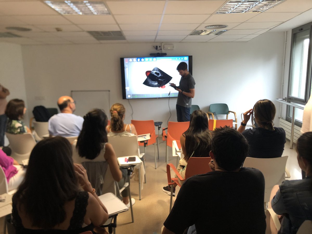 marc_bausili's tweet photo. Una gran mayoría de nuestro Servicio #Anestesiología @Mutua_Terrassa partipando en el curso de ecocardiografía en paciente crítico @EchoSimGroup1 Una formación eminentemente práctica para mejorar nuestras competencias @SCISEDAR @criticscartd @sedar_es @SCARTD_ACM @ecocritic_es https://t.co/bFbEV3MPTe