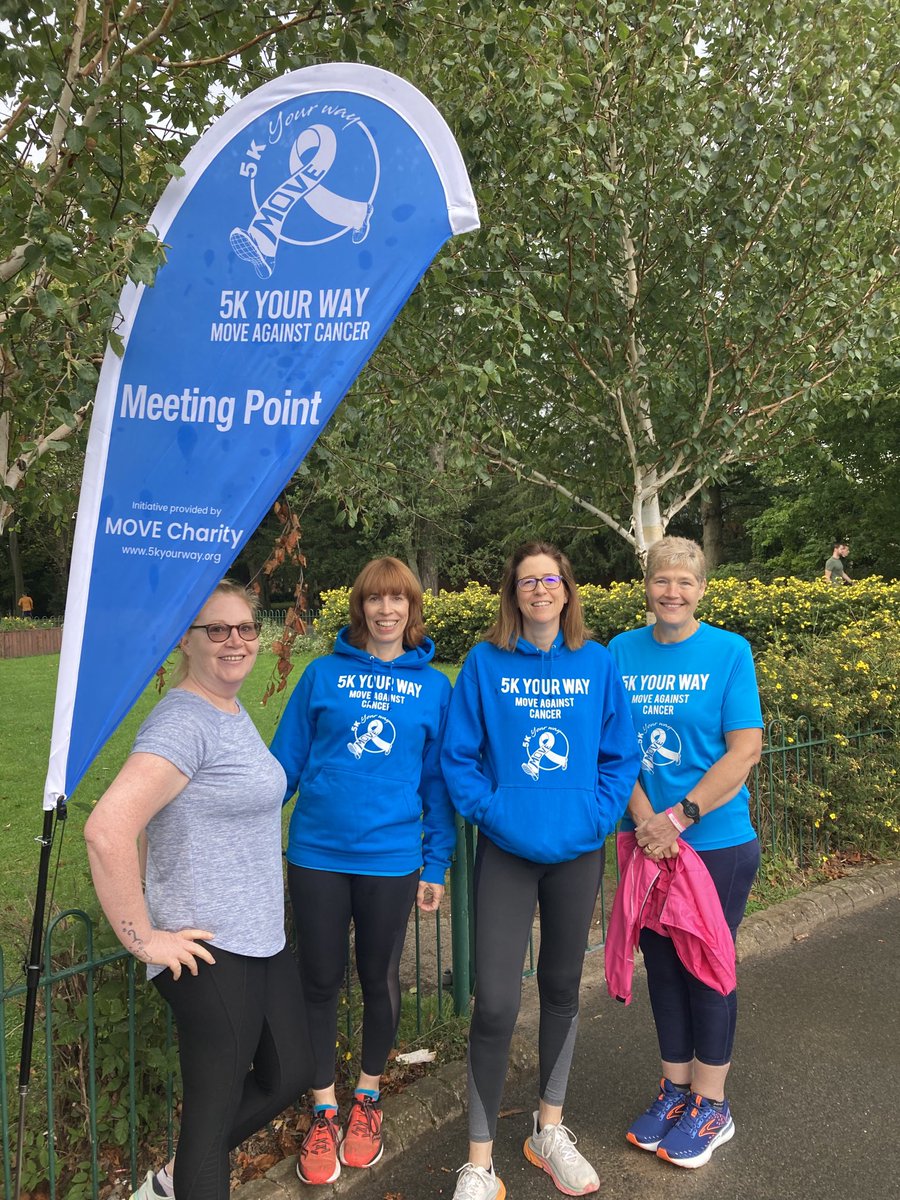 ComYates's tweet image. Great ⁦@cancer5kYourWay⁩ meet up this morning ⁦@stewartparkrun⁩ , lovely to meet Julie and thank you for helping to promote this support group with a difference . Join us 29th October 9am for a walk/jog and a cuppa