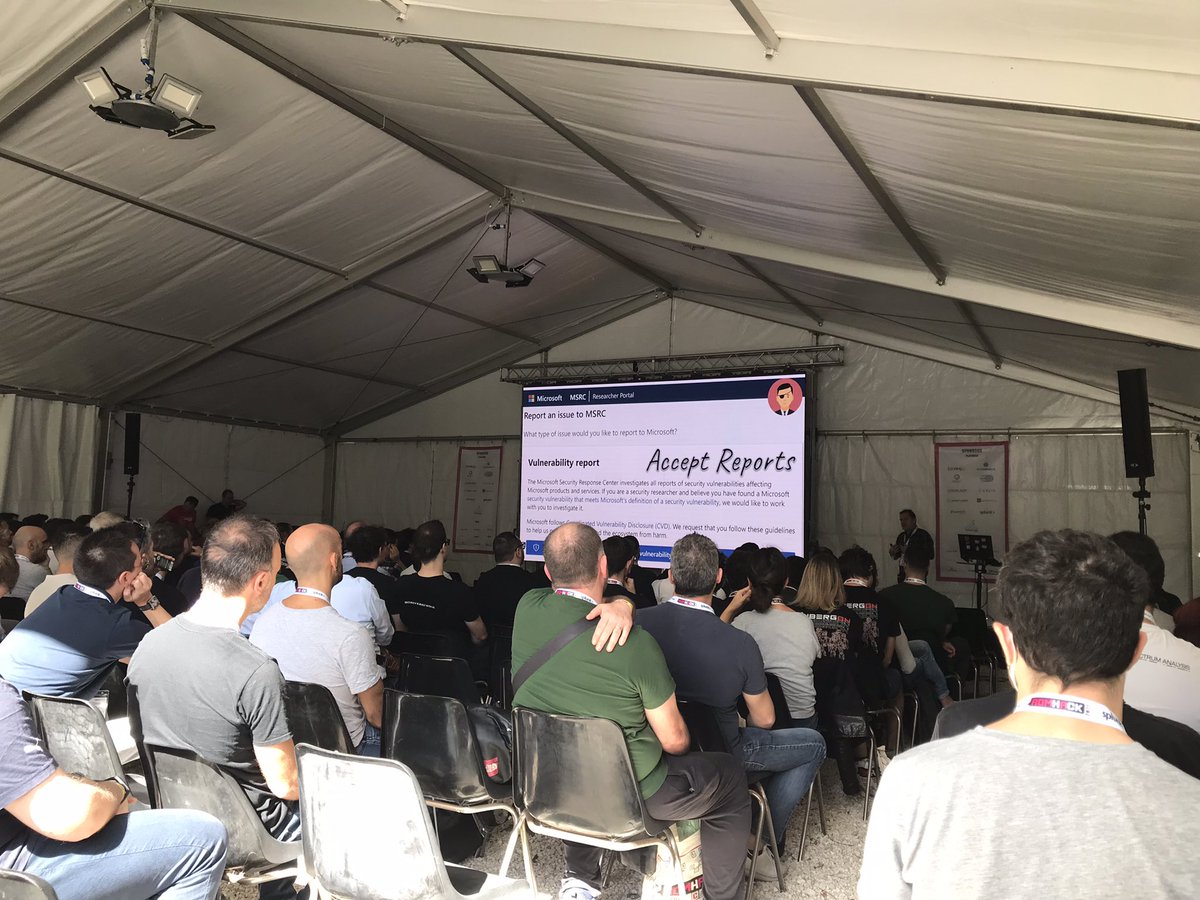 #romhack2022 conference and camp kicked off. Cybersecurity talks, tents and lots of Italian coffee