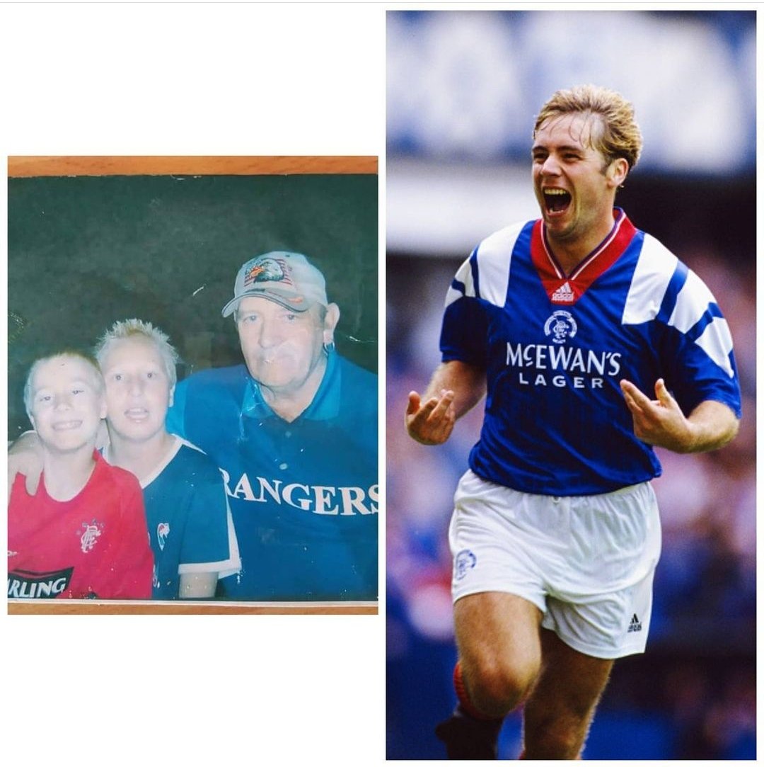 YorkshireGer's tweet photo. Share my birthday with 2 special men; super ally and my granda! Both proper Rangers men 💙🇬🇧 https://t.co/uwtDvuVwJ0