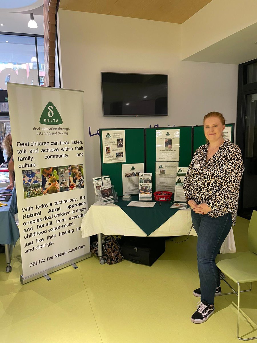 DeafEducation's tweet photo. Today, we are at the BATOD (@BATOD_UK ) National Conference at Frank Barnes School for the Deaf, London, excited to meet Teachers of the Deaf, professionals who work with deaf children and more to talk to them about DELTA and how they can get involved in our events and training. https://t.co/JokVeSm4Ll