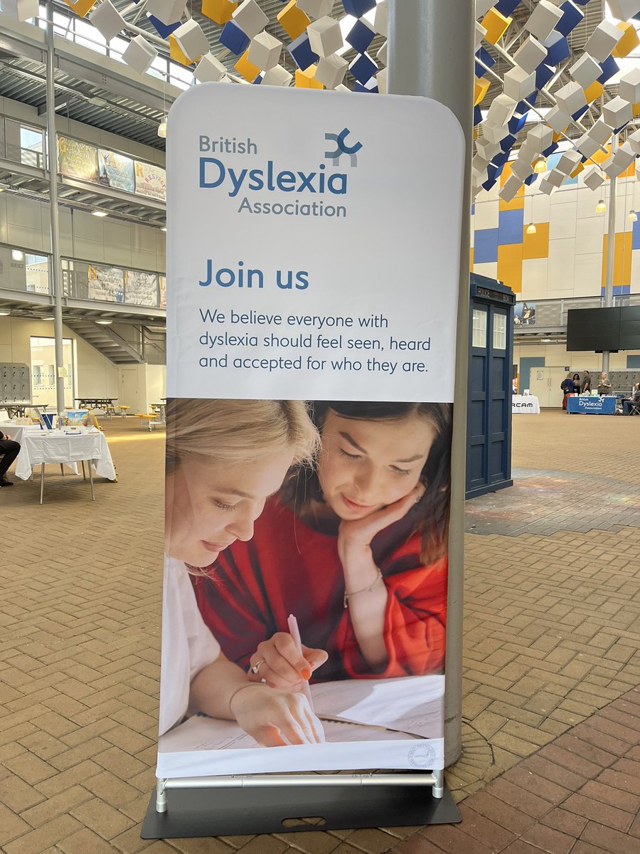 BDAdyslexia's tweet photo. We’re live @GarthHillColl the British Dyslexia Association #FamilyInformationDay. There is still time to grab tickets on the door, attend the workshops and visit our exhibitor stands. https://t.co/vw6aOthr50