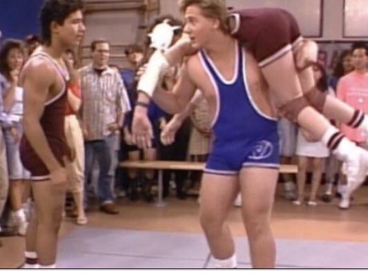 garyRVN's tweet photo. @BenJT87 Same huge crush started my love of blondes. Most homoerotic show ever https://t.co/e801rJMOFs