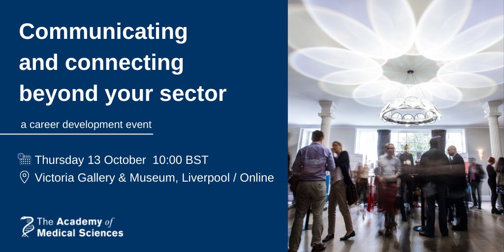 acmedsci's tweet photo. Everyone is invited to 📍Liverpool to learn 🎓how to:

✔️Communicate your ideas to people w/ different skills sets
✔️Network beyond your sector

🗣️ Inspiring talks from Profs @nicolacullum @AmitPujari @PhilipBejon &amp; Dr @hjsurana

FREE &amp;  open to all 👇🏼
https://t.co/YOBTv8z6Ta https://t.co/2GLUCrPYvu