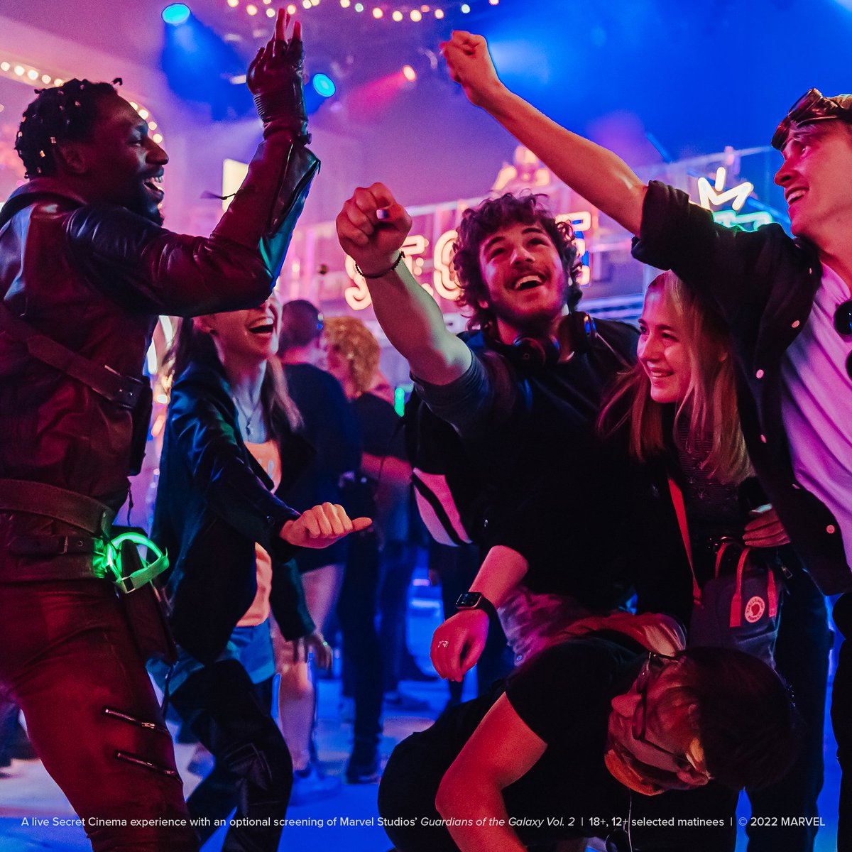 Looking for a date in outer-space? Searching for an epic family adventure? Need some bonding with your friends?

Join the Guardians of the Galaxy for awesome adventures and intergalactic espionage!

📷 Luke Dyson

#SecretCinema #GuardiansOfTheGalaxy #RiseUpRavagers