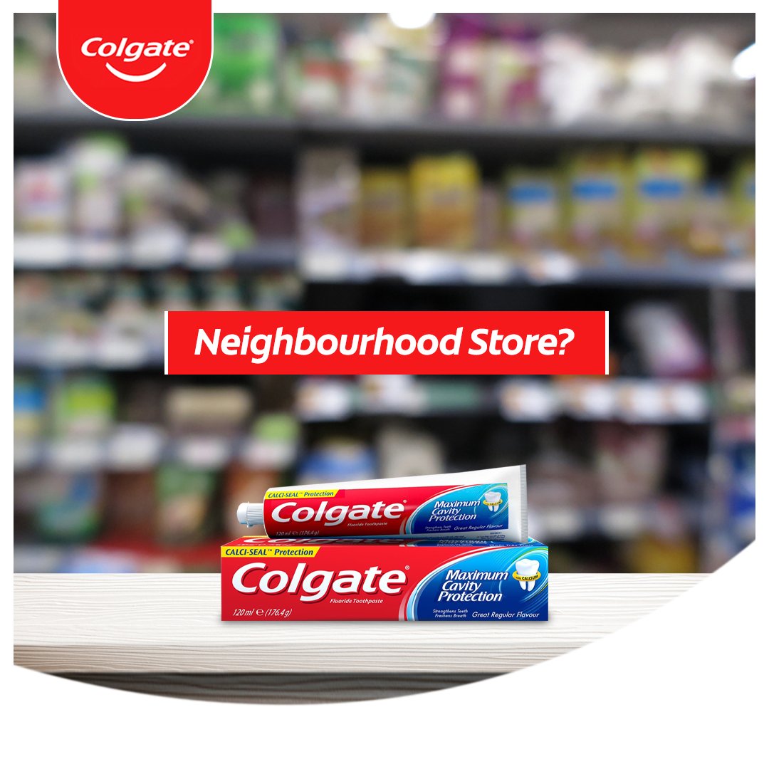 colgate_ng's tweet photo. Colgate toothpaste is everywhere across Nigeria, and everyone has different places they go to for shopping. Which is your most preferred when it comes to toothpaste?
A thread.
#ColgateNigeria
#Colgate
#MaximumCavityProtection
#Toothpaste https://t.co/snfcl2lJ1N