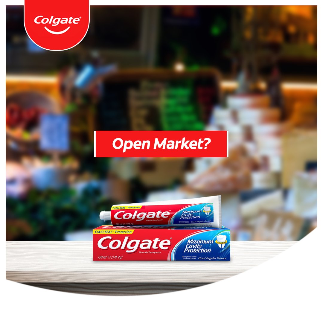 colgate_ng's tweet photo. Colgate toothpaste is everywhere across Nigeria, and everyone has different places they go to for shopping. Which is your most preferred when it comes to toothpaste?
A thread.
#ColgateNigeria
#Colgate
#MaximumCavityProtection
#Toothpaste https://t.co/snfcl2lJ1N