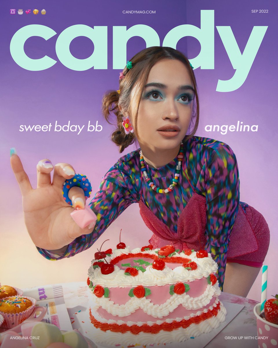 candymagdotcom's tweet photo. Angelina is Candy's cover girl for September 2022. Read the full cover story here: https://t.co/AELjKAzDX6. #IGrewUpWithCandy #AngelinaForCandy #CandyCoverStarAngelina https://t.co/gsZxGQgUPW