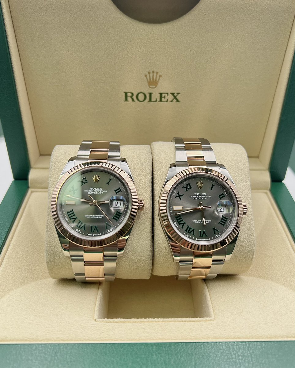 BondsJewellery's tweet photo. Rolex Datejust 41 “Wimbledon Dial”
Year: 2020 [Both]
Condition: Preowned 
Price: £14,250
—————————————————————
☎️: 01277 229061
📞: 07500 129668

Buy / Sell / Part Exchange 
💻: info@bondsjewellery.co.uk 
❗️We Are Not Affiliated With Any Of The Brands We List ❗️
#rolex #luxury https://t.co/5Whe6f2B2v