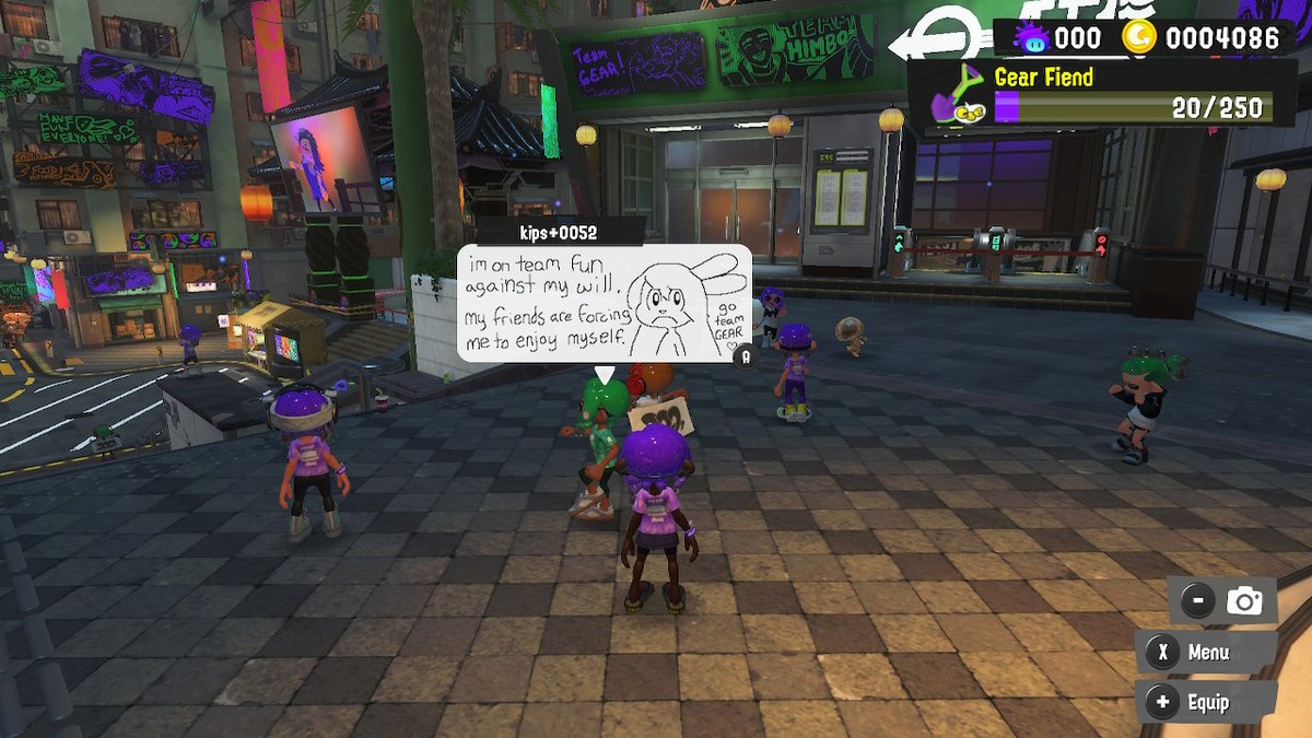 just0chris's tweet photo. Have fun! Or we will shoot you. =| #Splatoon3 #NintendoSwitch https://t.co/O0tgqf1lct
