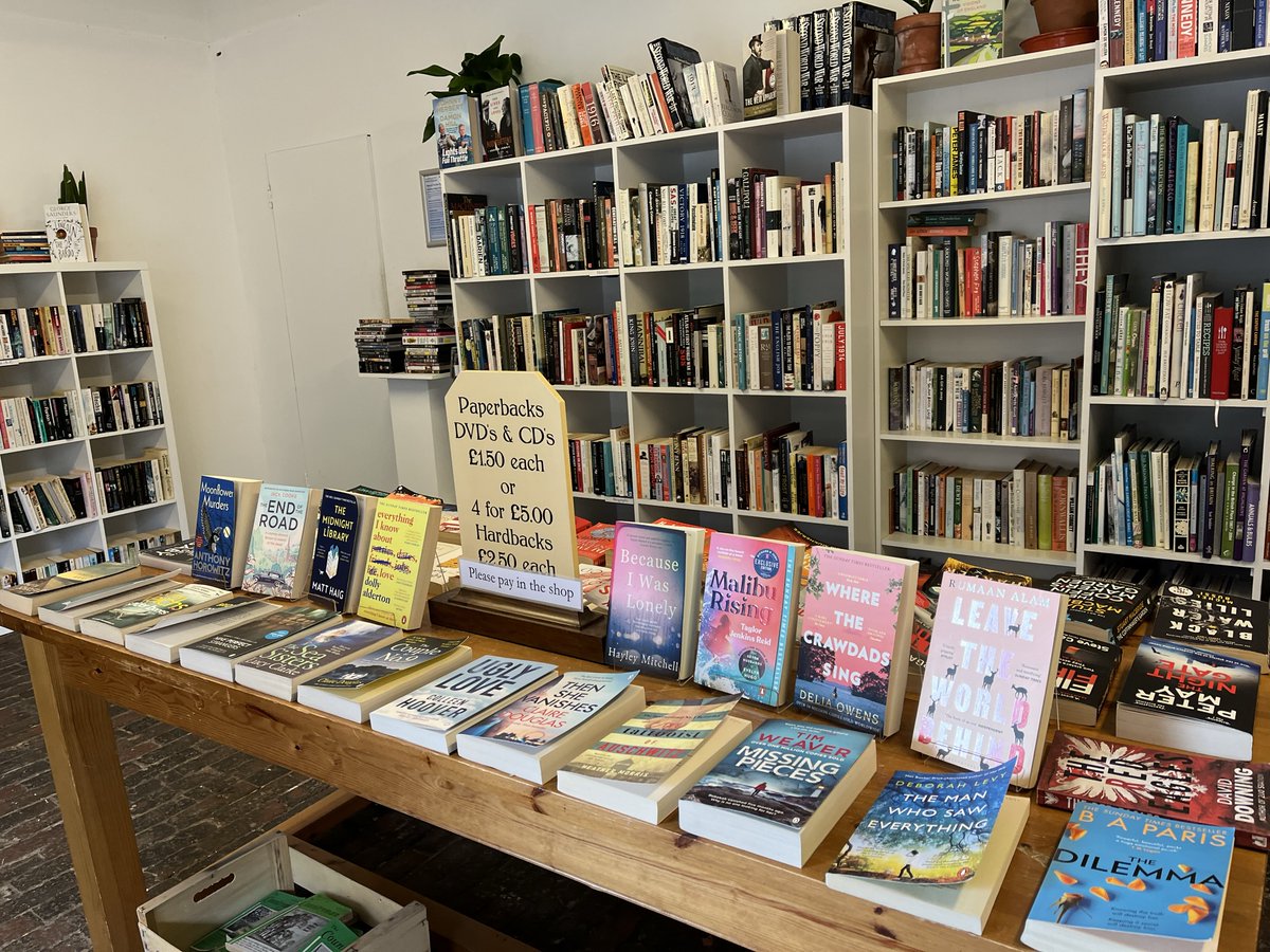 Our Bookshop needs you! 
Please do think of us if you're having a clear out, our second hand bookshop will gladly receive your donations.