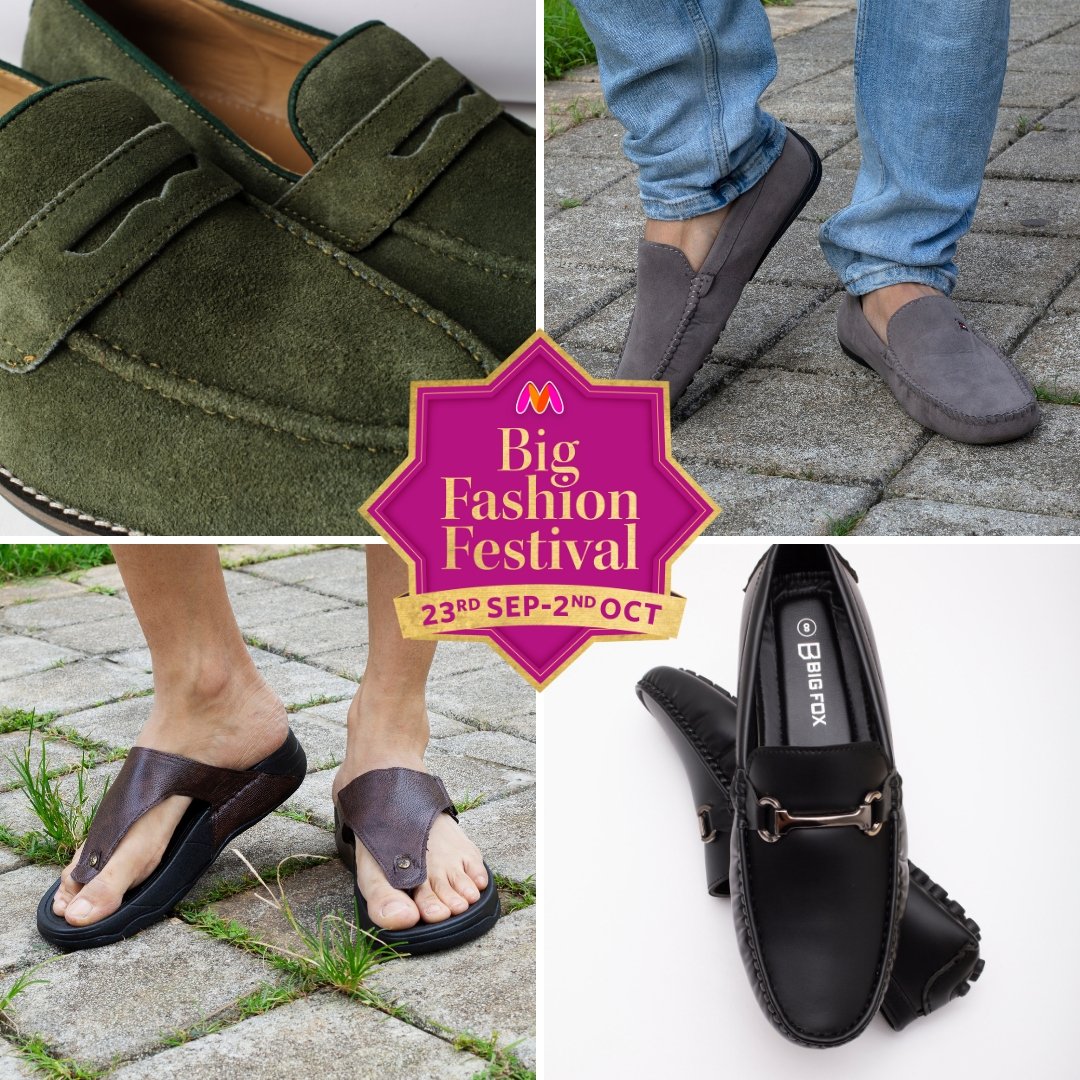bigfox_co's tweet photo. Myntra Big Fashion Festival Sale is live!
Grab your favourite pair of Big Fox shoes at discounted rate on @myntra.

Sale duration: 23rd Sept - 2nd Oct

.
.
#BigFox #menshoes #mensfashion #shoes #myntrafashion #myntrasale #myntrabigfashionfestival https://t.co/CEpI2iXYNm