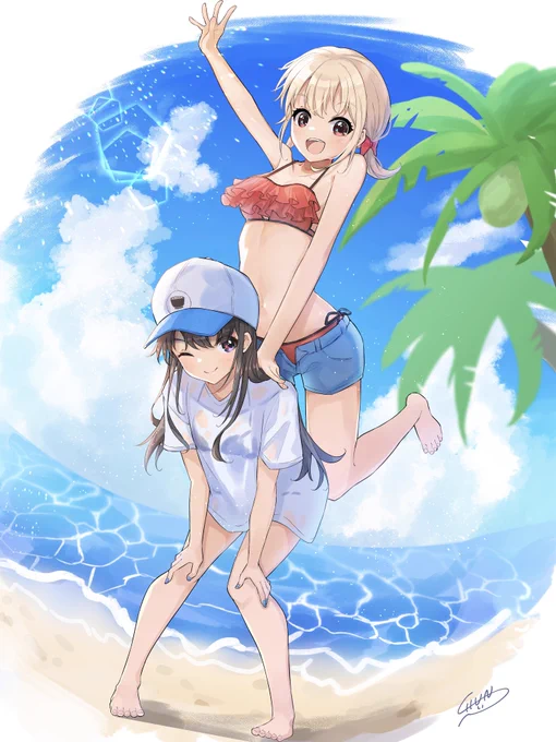 #リコリコ   #錦木千束  #井ノ上たきな #ちさたき ちさたき可愛い 