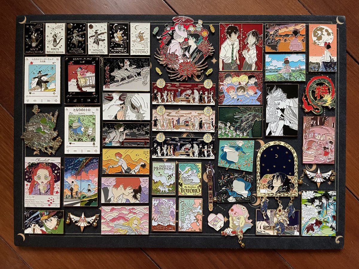 rong_cloud's tweet photo. Exhausted to organize HUGE pins orderly in the frame…I tried my best 🥹🙏🏻 https://t.co/E9VCRksVMg