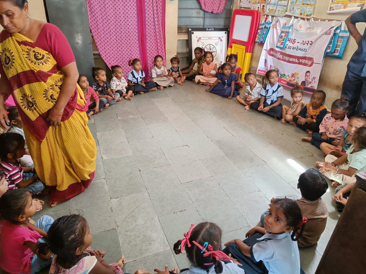 NSS_DDU's tweet photo. Dharmsinh Desai University Nadiad
NSS Day Celebration
Distribution of fruits to Aangan wadi students https://t.co/beh43f3bvM