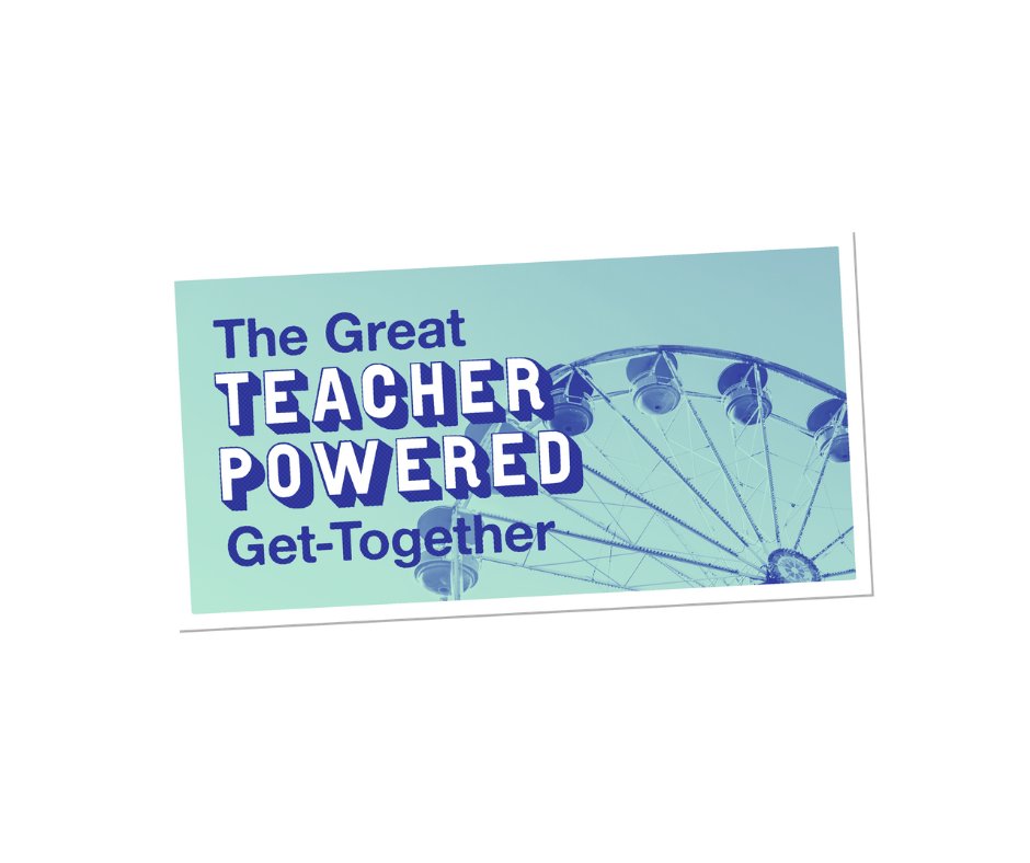 Don't miss out! The Great #Teacherpowered Get Together 2022 National Conference regular registration ends Oct. 15th . To find out more and plan your trip to Minneapolis, MN November 4th-6th, go to bit.ly/3DjBAM4

See you there!