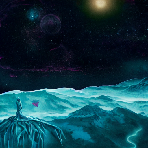 WVVMajieu's tweet photo. An Ice Statue in Far Outer Space
How is it @qubyckz &amp; gang?
#AI #art #AIart #AIArtwork #DeforumDiffusion #stabledifussion #MachineLearning  #space #vaporwave #surrealart  #UNIVERSE #Qubyckz #AskQubyckz https://t.co/vt4ZOs0SiO