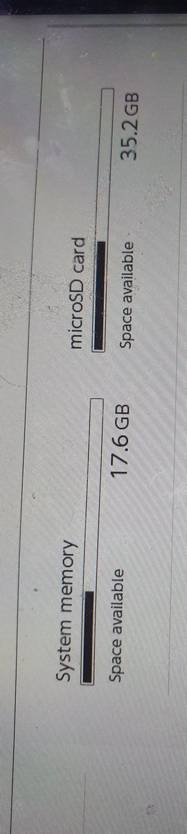 LogansMummyMeg's tweet photo. @NintendoUK @MojangSupport Please help! I have a very frustrated 7year old. He has loads of room on his switch but every download says this? I've been through the help online and noone has been able to help! Can anyone offer any further advice? He's lost so many coins now. https://t.co/CU7ZGYXLx1