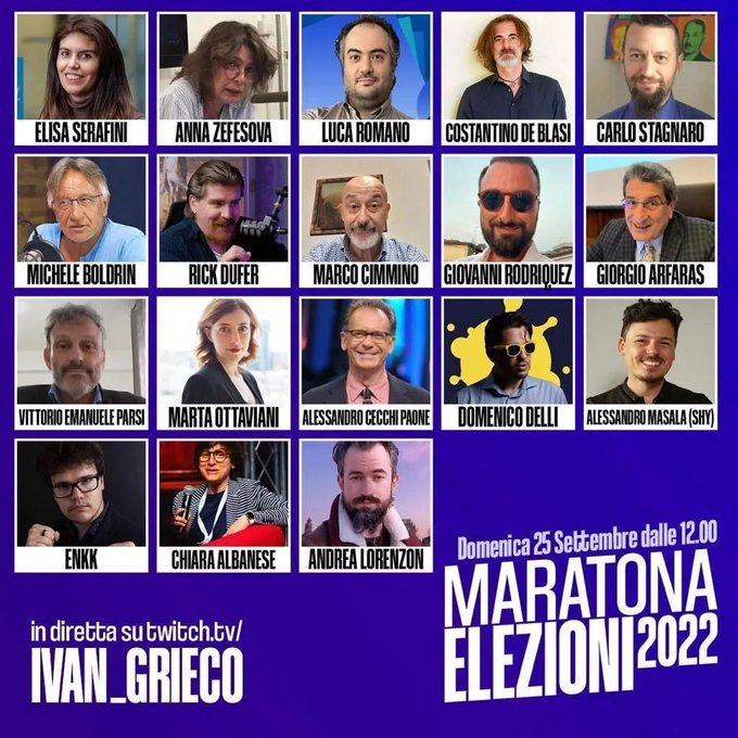 Domani alle 21.30 interverr&ograve; nella maratona di @ivangrieco https://t.co/rkz6jjDkTf https://t.co/skqT<a href="/tag/pizza"class="tags"><span>#pizza</span></a><a href="/tag/nodibattito"class="tags"><span>#nodibattito</span></a><a href="/tag/verapizza"class="tags"><span>#verapizza</span></a>