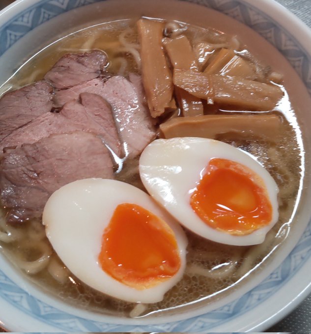本日の晩御飯は佐野ラーメン🙂 