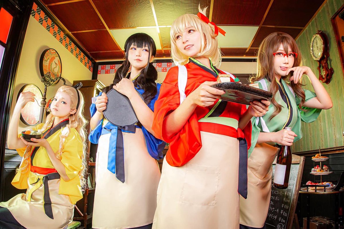lam_luffy's tweet photo. 錦木千束 / @lam_luffy
井ノ上 たきな / @TakanashiHanari 
中原 ミズキ / @hisuicosplay 
クルミ / @toto0w0o

#リコリスリコイル
#リコリコ
#LycorisRecoil https://t.co/bWjaWqKMvM