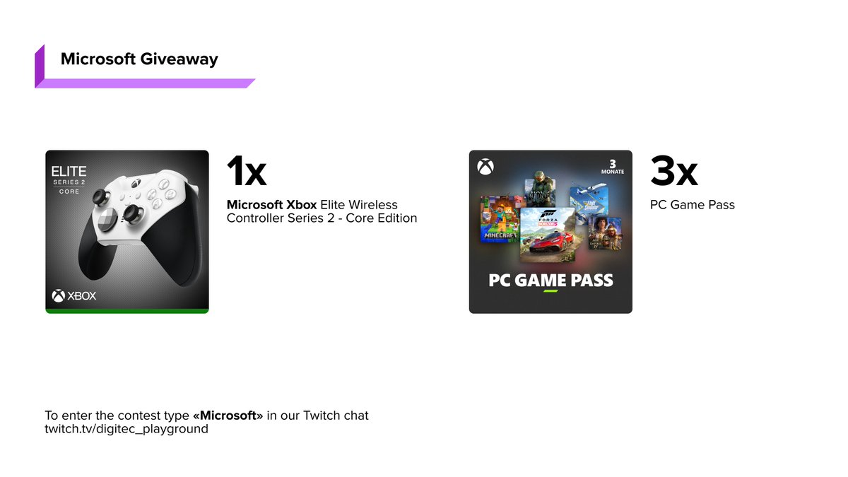 Today, <a href="/StrobeyRL/">stibe</a> and me are casting the 2nd qualifier of #digitecPlayground! <a href="/digitec_ch/">Digitec</a> 

There are 40 Teams fighting for a chance to play the Grand Finals at HeroFest! 
+ you get a chance to win goodies from Microsoft in the Stream raffle! 🎁 

Tune in!
twitch.tv/digitec_playgr…
