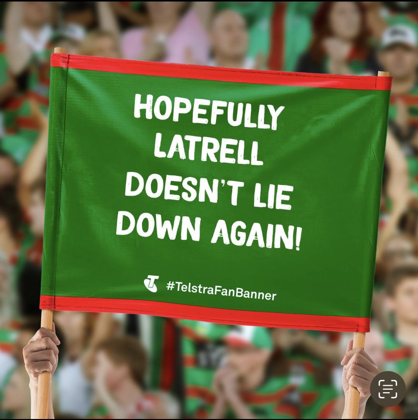 cobcroft_jack's tweet photo. #telstrafanbanner gotta love it https://t.co/3CSsa4mLUm