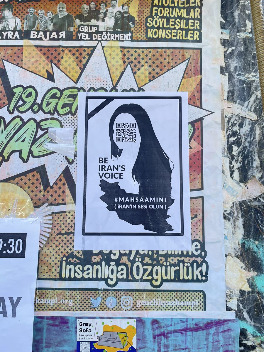 ✌🏼
İran’in sesi olunu.
#Mahsaamini #مهسا_امینی #OpIran