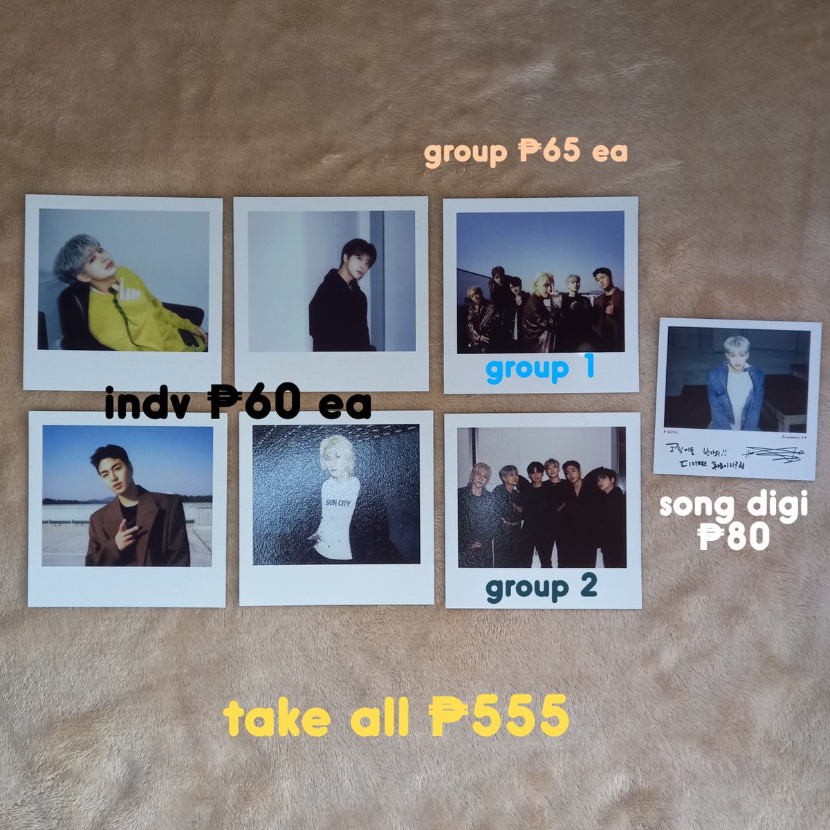 ighrwoo's tweet photo. wts lfb ph

💳 gcash, maya
🚚 j&amp;t, ggx, sco
— prices on pic! 
— will give discounts if getting 3+
— check thread for availability

ikon flashback pob concept selfie selca pc song yunhyeong digipack photobook polaroid jinhwan bobby yunhyeong junhoe donghyuk chanwoo https://t.co/zjMr9D2rnc