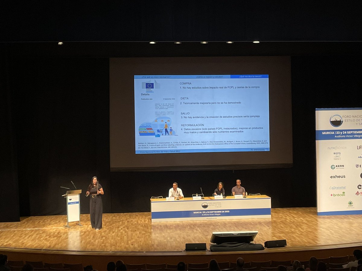 @DiazRizzolo interesante y muy práctica sesión en #ForoEstilodeVida sobre el #NutriScore de los alimentos. Mucho por mejorar a fecha de hoy. Cuidado con la reformulación de productos. @redGDPS @IsmaelGalancho @AdrianMoraless @Doctorabellan @SEHLELHA140_90 @rafamanuEl68 @zigorMM