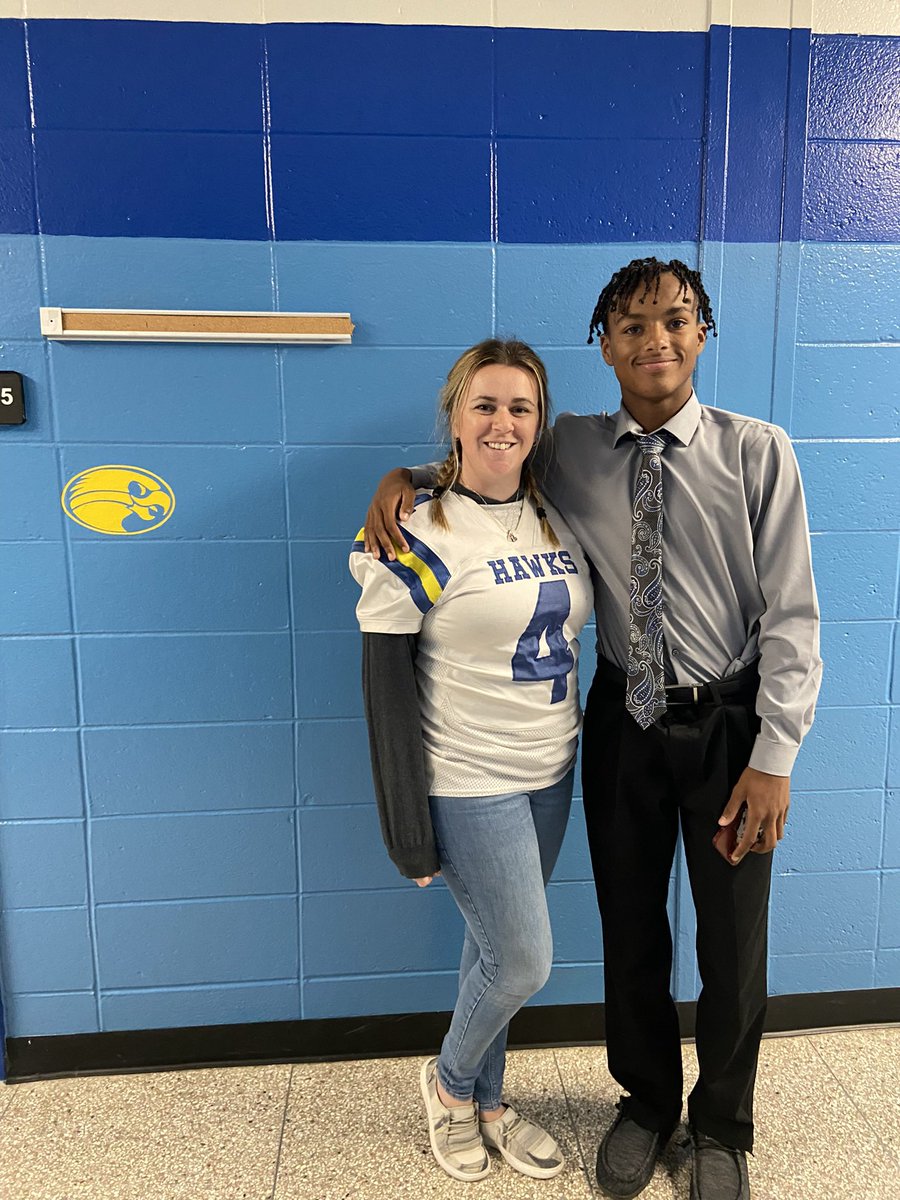 My Jersey - Your Impact! Honored to sport MJs number 4! Go hawks 🦅 🏈 @CoachTFarrell